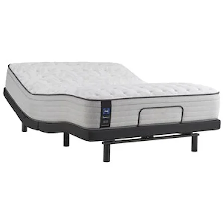Queen 13" Firm Faux Euro Top Mattress and Ease 3.0 Adjustable Base